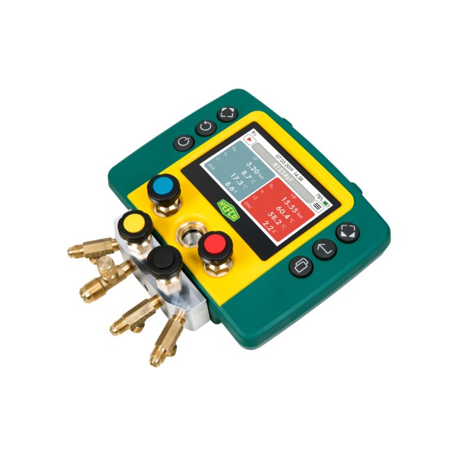 Analizador digital 4 vias C/5 mangueras llave